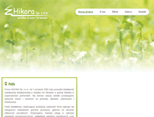 Tablet Screenshot of hikora.com.pl